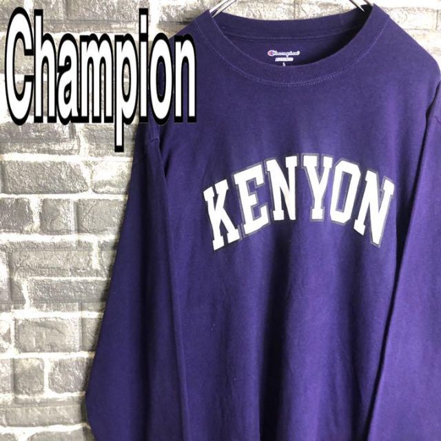 Champion(チャンピオン)のチャンピオン☆ロンT デカロゴ カレッジロゴ 90s 古着 ゆるだぼ x94 メンズのトップス(Tシャツ/カットソー(七分/長袖))の商品写真