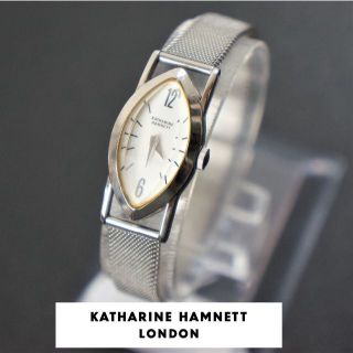 キャサリンハムネット(KATHARINE HAMNETT)の【稼働品】キャサリンハムネット　レディース腕時計　電池交換済　メッシュベルト(腕時計)