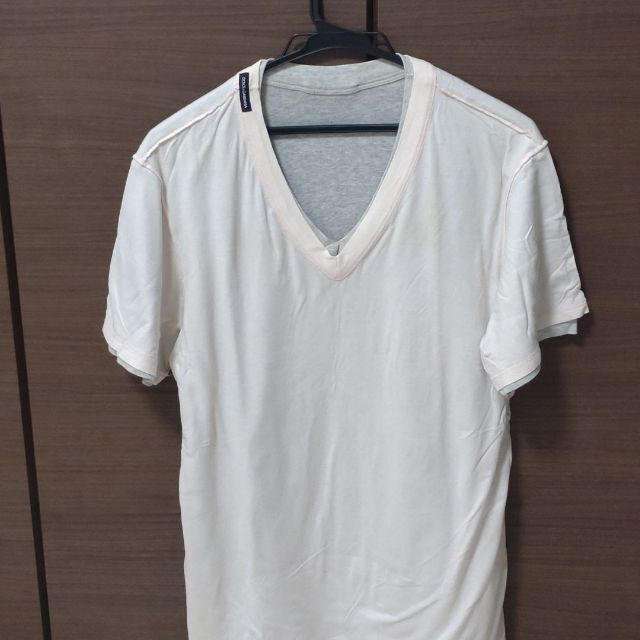 DOLCE&GABBANA(ドルチェアンドガッバーナ)のドルチェ&ガッバーナ　Ｔシャツ（ピンク、グレー2枚重ね） メンズのトップス(Tシャツ/カットソー(半袖/袖なし))の商品写真