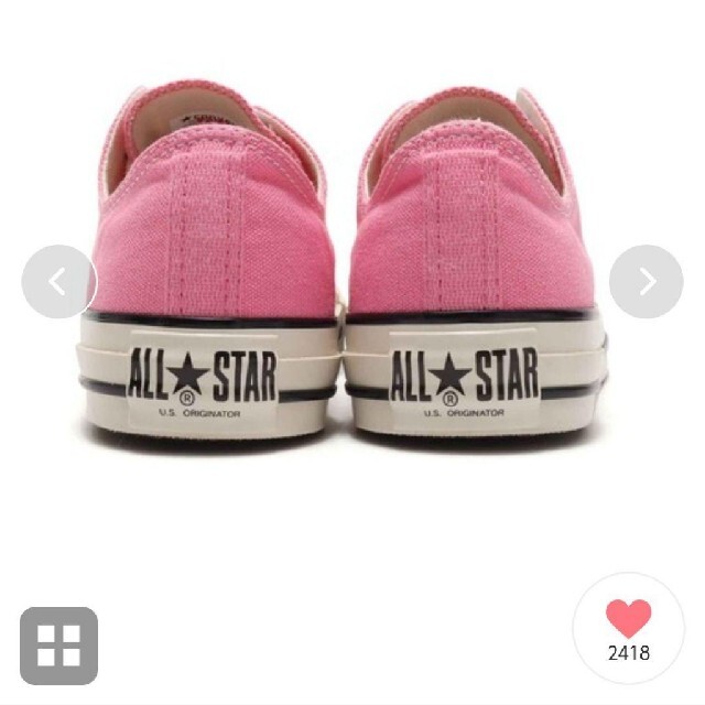 CONVERSE(コンバース)のCONVERSE All Star US Colorsラズベリーピンク23cm レディースの靴/シューズ(スニーカー)の商品写真