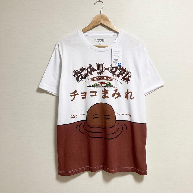 新品・タグ付き◎カントリーマアム チョコまみれ Tシャツ♪ メンズのトップス(Tシャツ/カットソー(半袖/袖なし))の商品写真