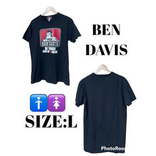 ベンデイビス(BEN DAVIS)の【BEN DAVIS ベンデイビス】プリントTシャツ　ブラック　大きいサイズ　L(Tシャツ/カットソー(半袖/袖なし))