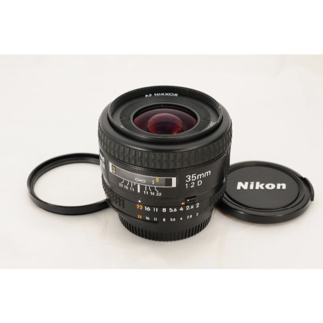 Nikon - 【銘玉】広角 単焦点レンズ Nikon AF 35mm F2 D 美しいボケ味