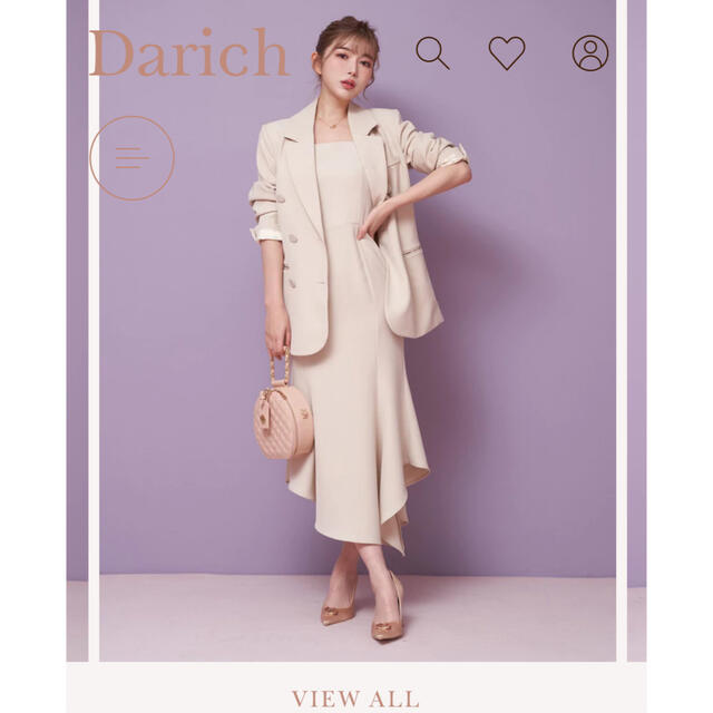 Darich(ダーリッチ)のダーリッチ　フレアワンピース レディースのワンピース(ロングワンピース/マキシワンピース)の商品写真