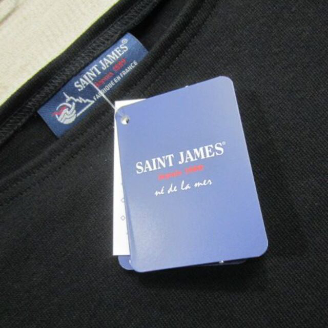 SAINT JAMES(セントジェームス)の【新品】[T7] ウエッソン 半袖 セントジェームス ブラック 黒 noir メンズのトップス(Tシャツ/カットソー(半袖/袖なし))の商品写真