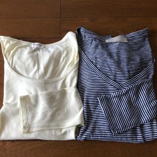 ザラ(ZARA)の長袖Tシャツ2枚セット(Tシャツ(長袖/七分))