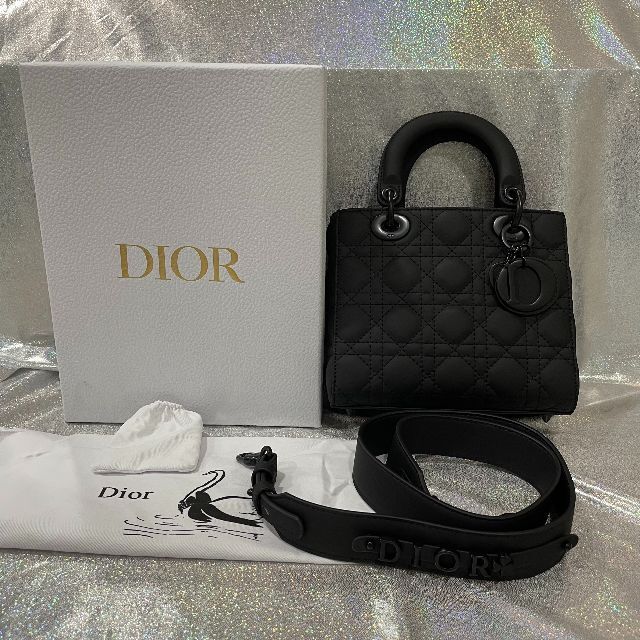 Christian Dior - Dior レディディオール ハンドバッグ マットブラック ミニの通販 by ゆIntН-ただゆき's shop｜ クリスチャンディオールならラクマ