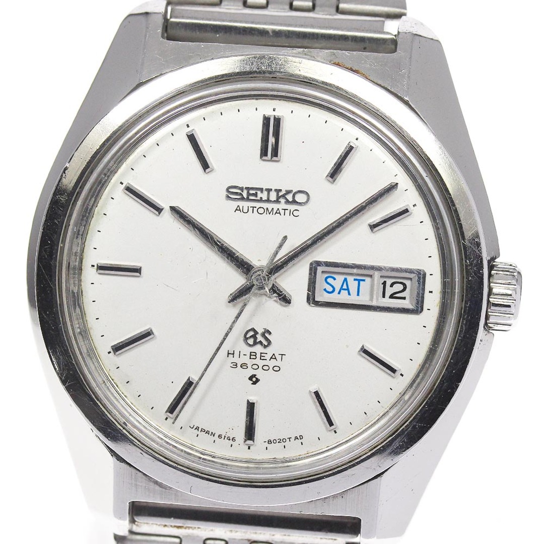 【SEIKO】セイコー グランドセイコー ハイビート Cal.6146A デイデイト 6146-8000 自動巻き メンズ【ev20】