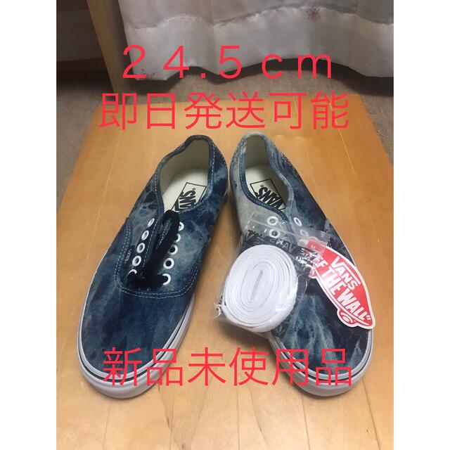 24.5cm VANS Authentic オーセンティック デニム メンズの靴/シューズ(スニーカー)の商品写真