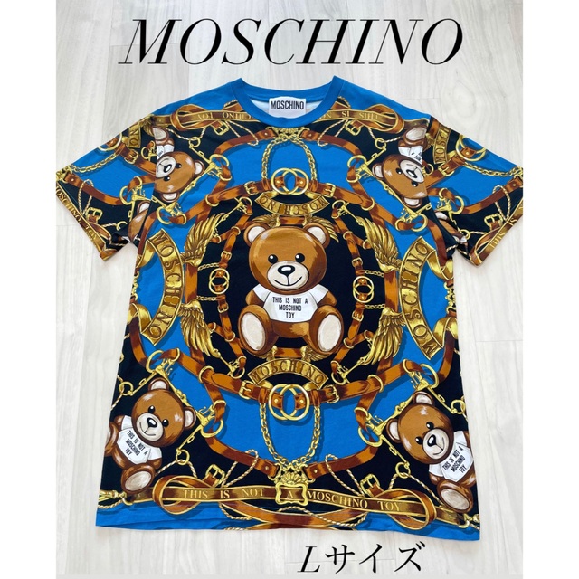 moschino モスキーノ⭐︎美品⭐︎ Tシャツ 半袖メンズ