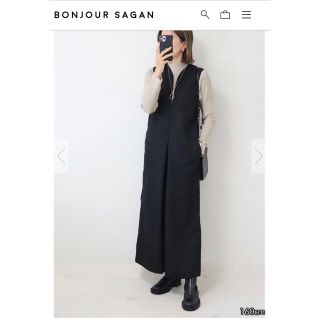 Bonjour Sagan ディープVネックオールインワン(オールインワン)