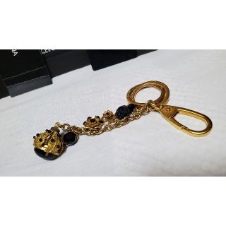 正規未 ドルチェ&ガッバーナ D&G バロック 王冠 花 キーホルダー 付属有