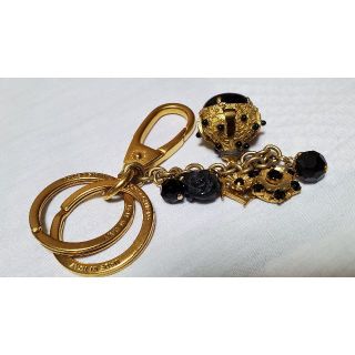 正規未 ドルチェ&ガッバーナ D&G バロック 王冠 花 キーホルダー 付属有
