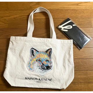 メゾンキツネ(MAISON KITSUNE')のMAISON KITSUNE メゾンキツネ トートバッグ　新品レジャーシート(トートバッグ)