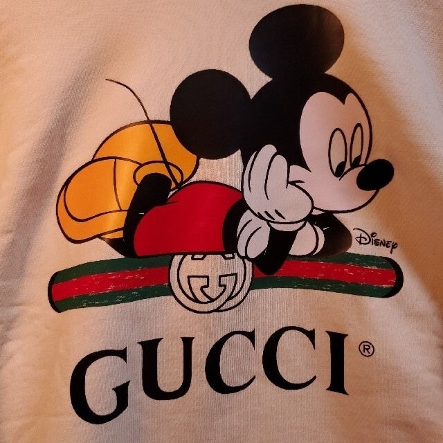 新品使用品 GUCCI ミッキー パーカー レディース | フリマアプリ ラクマ
