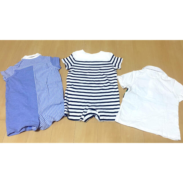 POLO RALPH LAUREN(ポロラルフローレン)のRalph Lauren ☆ ロンパース ポロシャツ セット キッズ/ベビー/マタニティのベビー服(~85cm)(ロンパース)の商品写真