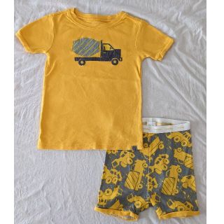 ベビーギャップ(babyGAP)のbabygap 110cm 半袖 パンツ セット イエロー 車(その他)