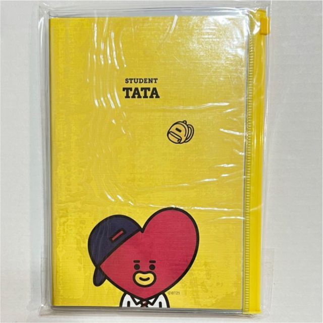 防弾少年団(BTS)(ボウダンショウネンダン)の新品‼️ BT21 TATA タタ 缶ケース・レターセット・スケジュール帳 エンタメ/ホビーのタレントグッズ(アイドルグッズ)の商品写真