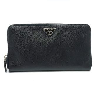 プラダ(PRADA)の美品 プラダ 1M1188 三角ロゴ オーガナイザー ロングウォレット 長財布(長財布)