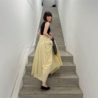 クラネ(CLANE)のCLANE VOLUME MAXI SKIRT(ロングスカート)