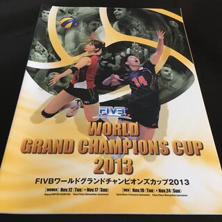 バレーボール　ワールドグランドチャンピオンズカップ2013　プログラム(バレーボール)