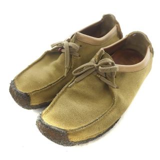 クラークス(Clarks)のクラークス ナタリー ワラビーブーツ シューズ スエード 24.5 ベージュ(ブーツ)