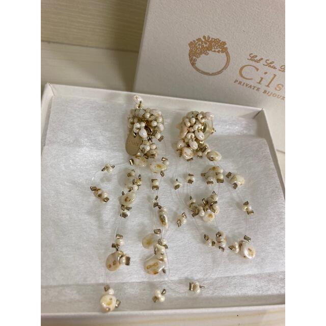 Cilsoie(シルソワ)の【Cilsoie/シルソワ】トロワピアス　オフホワイト レディースのヘアアクセサリー(その他)の商品写真