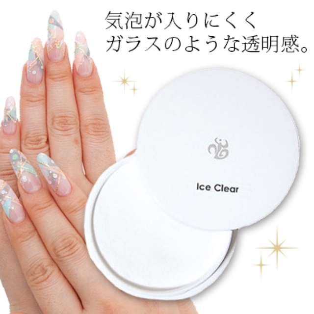 【未使用】ネイルデダンス　アイスクリア　アクリルパウダー コスメ/美容のネイル(ネイル用品)の商品写真