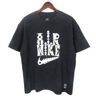 ナイキ(NIKE)のナイキ Tシャツ カットソー 半袖 スポーツウエア プリント XL ブラック(その他)