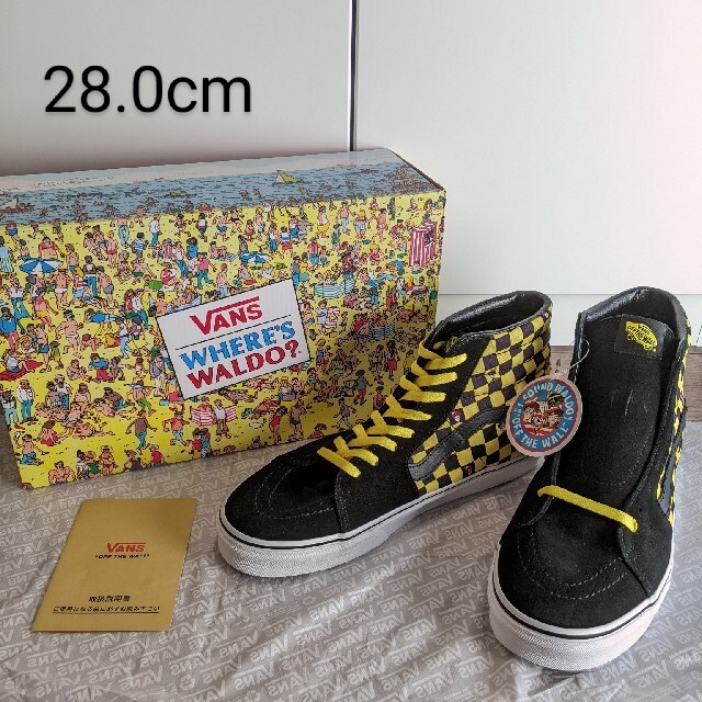 新品 US企画 VANS×WALDO ウォーリーを探せ スケハイ 未使用 バンズ