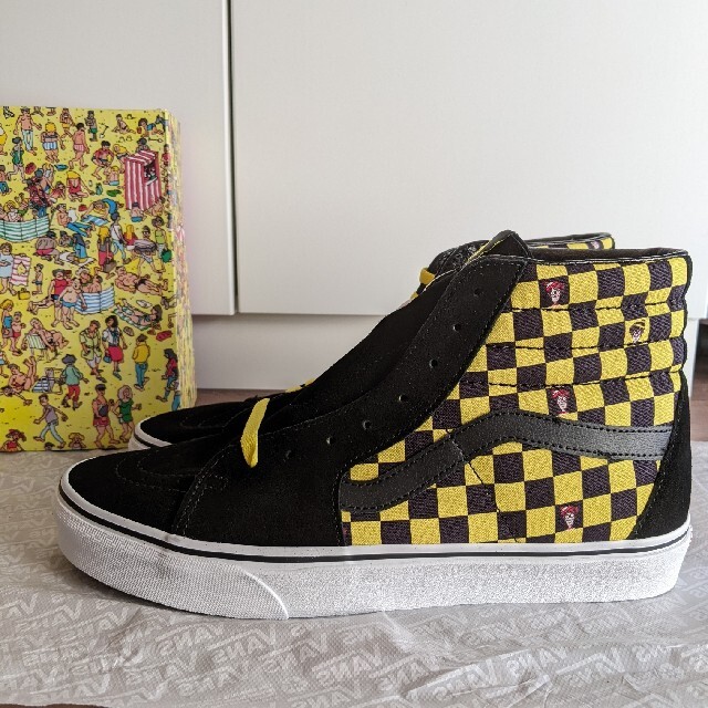 VANS(ヴァンズ)の新品 US企画 VANS×WALDO ウォーリーを探せ スケハイ 未使用 バンズ メンズの靴/シューズ(スニーカー)の商品写真