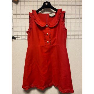 グッチ ひざ丈ワンピース(レディース)(フリル)の通販 25点 | Gucciの