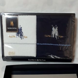 ポロラルフローレン(POLO RALPH LAUREN)のウォッシュタオル（ハンドタオル）2枚組　ポロラルフローレン　ギフト　新品　未使用(タオル/バス用品)