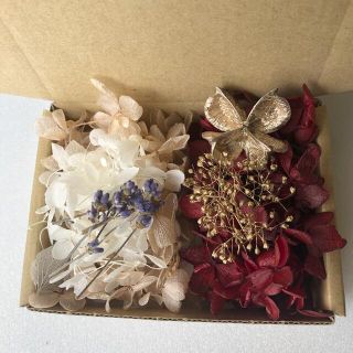 訳あり　花材　④ ドライフラワー　プリザーブドフラワー　ハンドメイド　アジサイ(ドライフラワー)