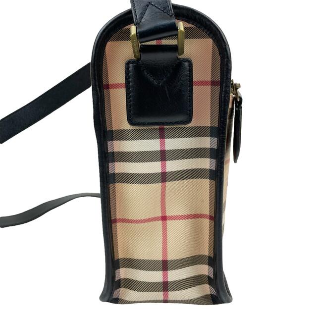 BURBERRY(バーバリー)の✨良品✨　バーバリー　ショルダーバッグ　ノバチェック　レザー　ベージュ　斜め掛け レディースのバッグ(ショルダーバッグ)の商品写真