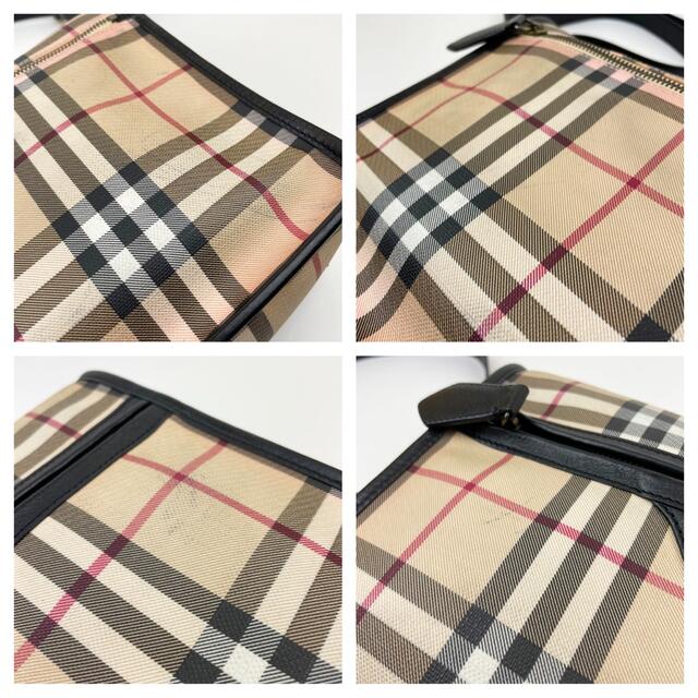 BURBERRY(バーバリー)の✨良品✨　バーバリー　ショルダーバッグ　ノバチェック　レザー　ベージュ　斜め掛け レディースのバッグ(ショルダーバッグ)の商品写真