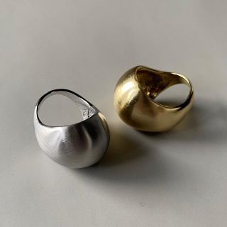 アメリヴィンテージ(Ameri VINTAGE)のVolume round ring silver No.809(リング(指輪))