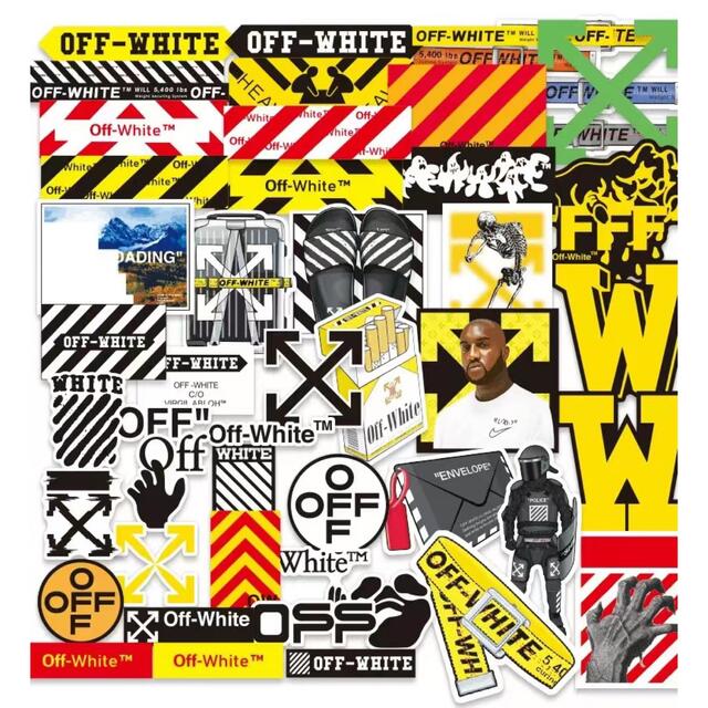 OFF-WHITE(オフホワイト)のOFF-WHITEステッカーセット 自動車/バイクのバイク(ステッカー)の商品写真