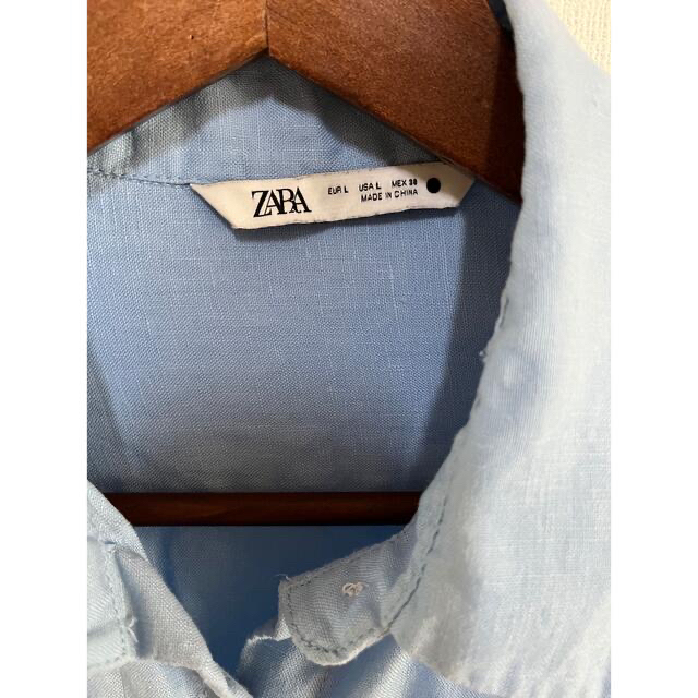 ZARA(ザラ)のZARA ショートシャツ レディースのトップス(シャツ/ブラウス(長袖/七分))の商品写真