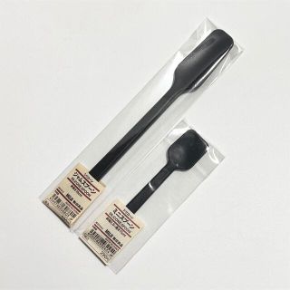 ムジルシリョウヒン(MUJI (無印良品))の【新品】無印良品 シリコーン ジャムスプーン&ミニスプーン　2本セット(調理道具/製菓道具)