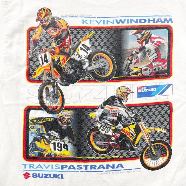 Used Team suzuki motocross tee