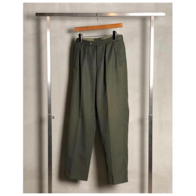 dead stock vintage チェコ軍 サマーウール 緑 ドレスパンツ プロモーション到着