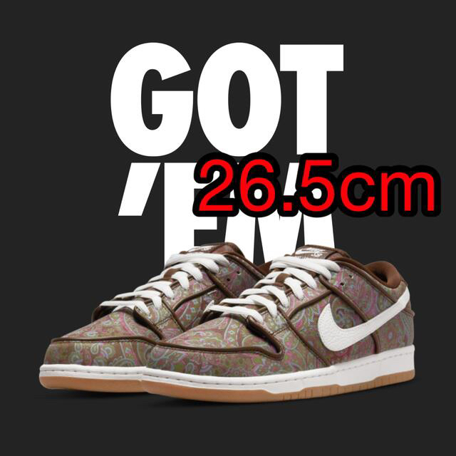 NIKE(ナイキ)のNike SB Dunk Low PRM "Brown Paisley" メンズの靴/シューズ(スニーカー)の商品写真