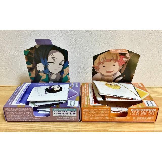 鬼滅の刃 ロート Z!リセ 蝴蝶しのぶ 我妻善逸 空箱 説明書の 鬼滅の刃 ロート Z!リセ 蝴蝶しのぶ 我妻善逸 空箱 説明書の