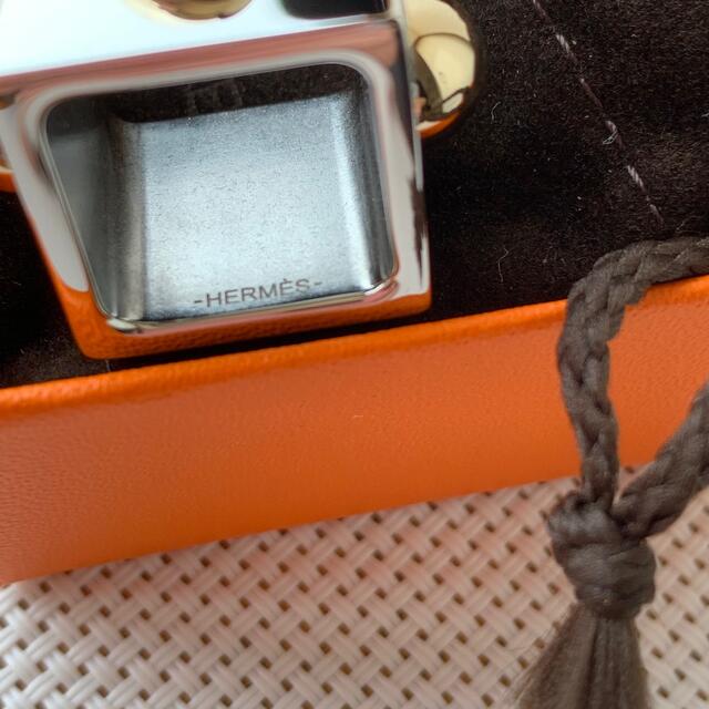 90%OFF!】 HERMES スカーフリング70 キューブ コリエ ド シアン