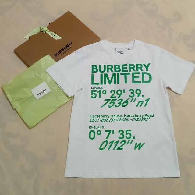 BURBERRY(バーバリー)の10Y バーバリー ホースフェリー立体ロゴTシャツ キッズ/ベビー/マタニティのキッズ服男の子用(90cm~)(Tシャツ/カットソー)の商品写真