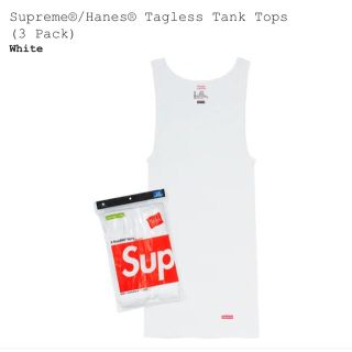 supreme splatter tank top 白 サイズM