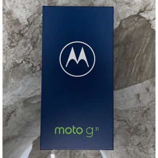 モトローラ(Motorola)の［新品未開封］motorola moto g31 ミネラルグレイ(スマートフォン本体)