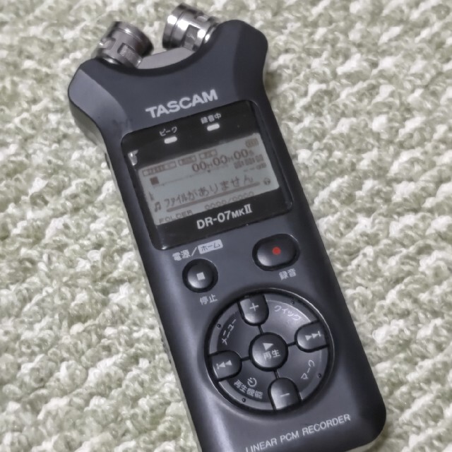 上品なスタイル <br>TASCAM(タスカム) DR-07MK2 VER2<br>microSD装着済