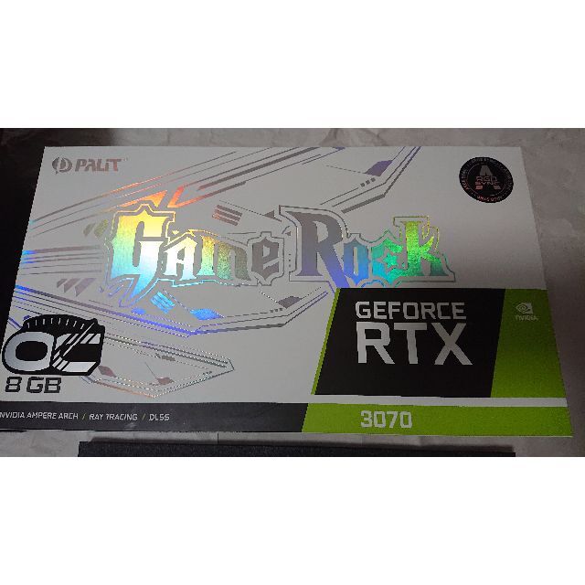 PC/タブレット【非LHR】Palit RTX3070 GameRock OC 8G